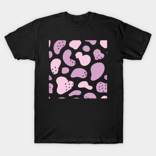 Purple And Pink Abstract Shapes T-Shirt